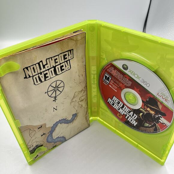 Red Dead Redemption Xbox 360 CIB Map & Manual Tested - Picture 4 of 8